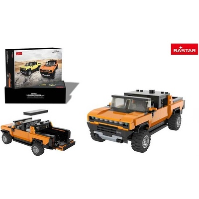 Rastar Джип Hummer EV Bricks за сглобяване 1: 30 Оранжев