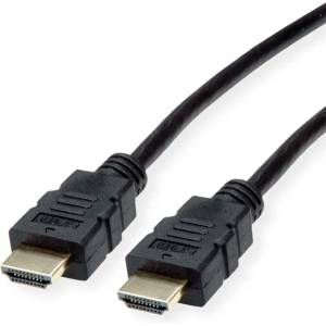 Roline Кабел HDMI - HDMI, високоскоростен, TPE, Ethernet, 4K30Hz, M/M, 2 м, черен 11.04. 5932-10 (11.04.5932-10)