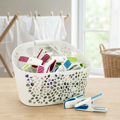 Tescoma Clean Kit Kolíčky na prádlo v košíku 20 ks