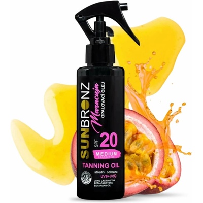 VIVACO Opalovací olej SPF 20 Maracuja SUNBRONZ 150 ml