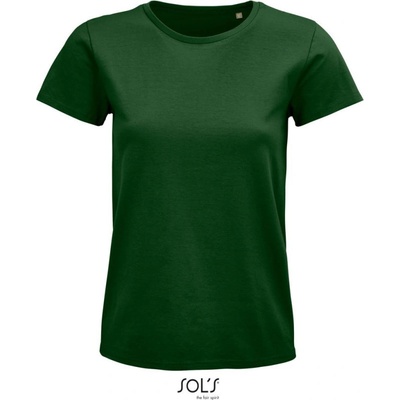SOL's Collection Tričko Pioneer Women z bio bavlny krátký rukáv dámské Zelená lahvově