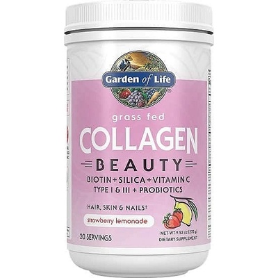 Garden of Life Collagen Beauty jahoda a citrón 270 g