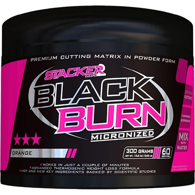 Stacker 2 Black Burn Micronized, 300 Grams