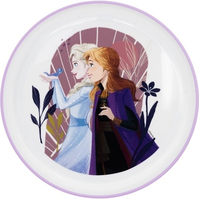 STOR Dětský talíř Frozen 20 cm protiskluzový plastový premium