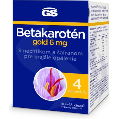GS Betakaroten gold 6mg 90+45 kapsúl