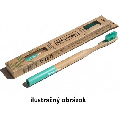 Brilliantcoco Bambusová zubná kefka 1 ks