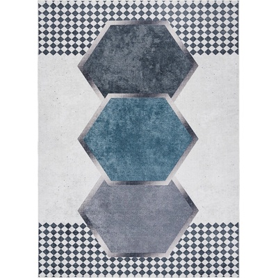 Dywany Łuszczów Andre Diamonds 1863 modrá