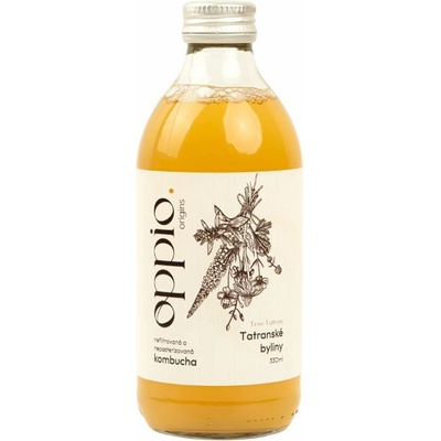 Oppio Kombucha Tatranské bylinky 330 ml