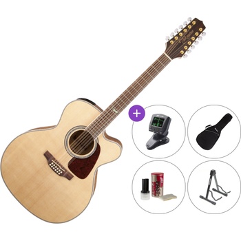 Takamine GJ72CE-12NAT SET Natural 12-струнна електро-акустична китара