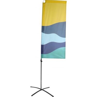 Jansen Display Obdĺžniková Beachflag vlajka ekonomická - L, 750 x 3435 mm