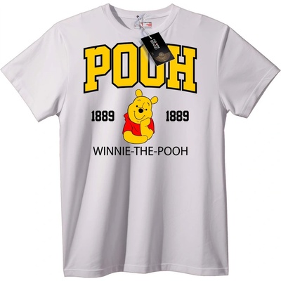 NOONEBRAND Тениска Winnie the Pooh 1889 - 6XL, White