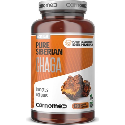 Carnomed Pure Siberian CHAGA 500 mg 120 kapslí