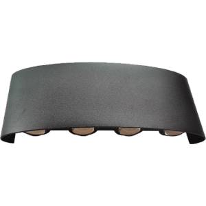 ELMARK Led АПЛИК 8x1w 4000k ip54 ЧЕРЕН (969ledw0840/bl)