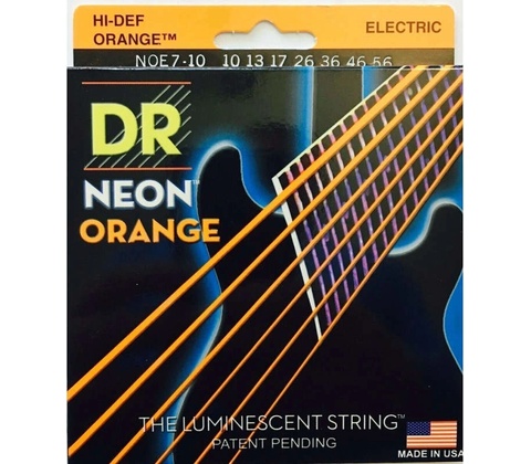 DR Strings NOE7-10 Orange