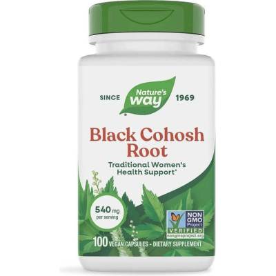 Nature's Way Black Cohosh Root, 100 капсули, Nature's Way