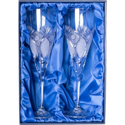 ONTE CRYSTAL Broušené sklenice na bílé víno Exclusive Počet sklenic 2 x 260 ml