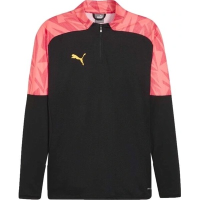 Puma INDIVIDUALFINAL 1/4 ZIP TRAINING TOP fotbalová mikina černá