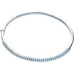 SAVICKI Гривна Bangle, бяло злато 585, бял диамант 0.62К