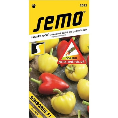 PAPRIKA mierne štipľavá na rýchlenie a pole Somborius F1