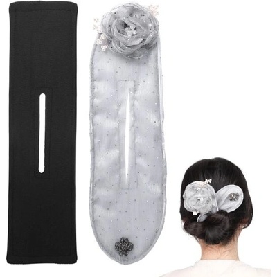 2dílný nástroj na výrobu drdolů, natáčka na květinový drdol, nástroj na výrobu drdolů do vlasů,