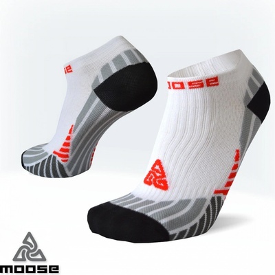 Moose INSIDER NEW sportovní kotníčkové ponožky bílá