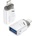 XO IPAD / IPAD 2 / IPAD 3rd Gen XO адаптер USB гнездо - Lightning, OTG, FEHÉR XO-NB256A (XO-NB256A)