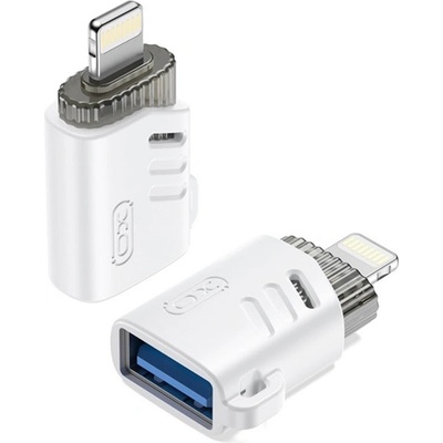 XO IPAD / IPAD 2 / IPAD 3rd Gen XO адаптер USB гнездо - Lightning, OTG, FEHÉR XO-NB256A (XO-NB256A)