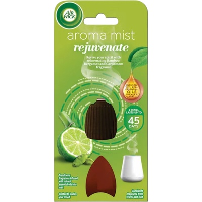 Air Wick Aroma Mist Rejuvenate, пълнител за арома дифузер с етерични масла, 20 мл