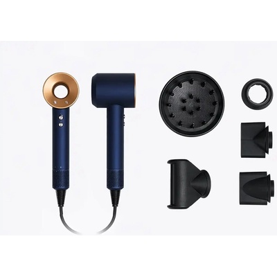 Dyson Supersonic Straight+Wavy pruská modrá/měď
