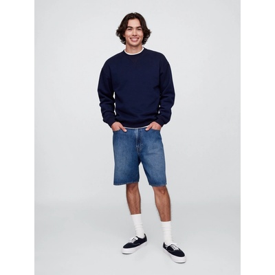 GAP džínsové kraťasy loose SuperSoft Tmavomodrá