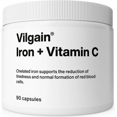 Vilgain Železo + Vitamín C 90 kapsúl