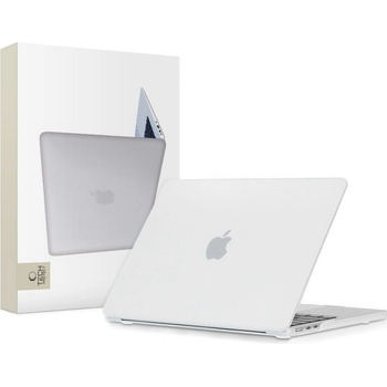 Tech-Protect Тънък кейс за Apple Macbook Air 13 M2 / M3 / M4 / (2023-2025) от Tech-Protect Smartshell - Матово прозрачен (9589046924071)