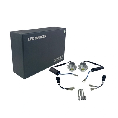 80w Лед крушки за ангелски очи за bmw e90 / e91 - бял цвят (lede90h80)