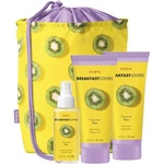 Pupa Milano Pupa Breakfast Lovers Комплект Kiwi, с несесер, 3 части Лосион за тяло