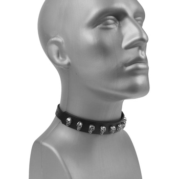 Black & metal нашийник Черепи - bwz-725