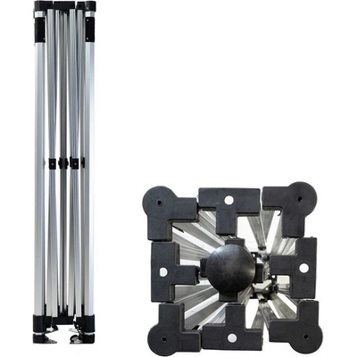 TENTino Konstrukce nůžkového párty stanu SMALL HEXAGON 3x3 m bez opláštění – Zboží Dáma