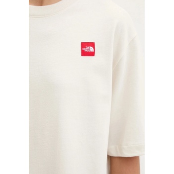 The North Face Памучна тениска The North Face Redbox дамска в бежово NF0A8EG6QLI1 (NF0A8EG6QLI1)