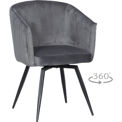 Carmen Трапезен стол venice - графит (3532130)