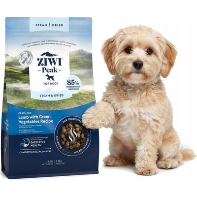 Ziwi Peak Dog Steam & Dried s jahňacím 1,5 kg