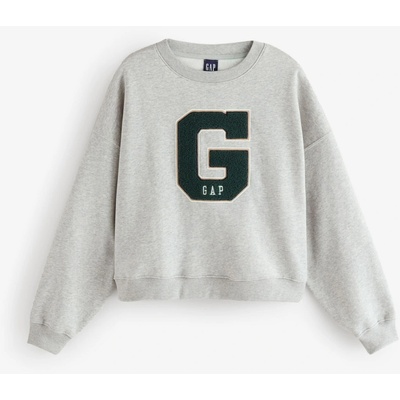 GAP Mikina s logom sivá