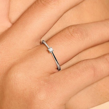 Blush Диамантен пръстен от бяло злато Blush 1621WDI (1621WDI)