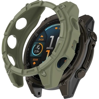 VSETKONAMOBIL 127767 TPU HALF COVER Kryt pre Garmin Fenix 8 Pro 47mm AMOLED zelený