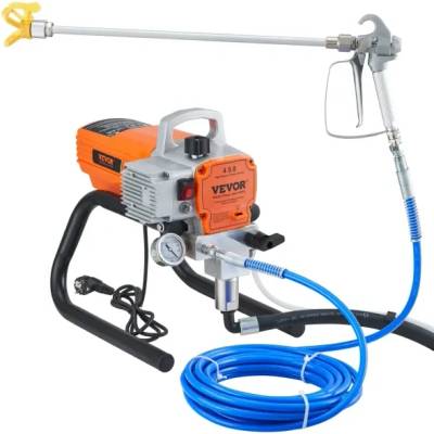VEVOR Безвъздушна машина за боядисване vevor 450/ 1800w (zs1800w25lminjrevv2)