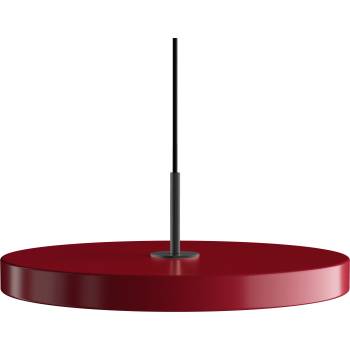 UMAGE Висяща лампа Asteria Plus с черен обков 43 см рубинено червена (2563C4173)