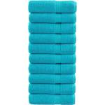 vidaXL Премиум кърпи за баня SOLUND 10 бр тюркоаз 70x140 см 600 gsm (137454)