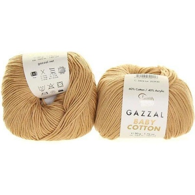 Gazzal Baby Cotton 3424 tmavě béžová