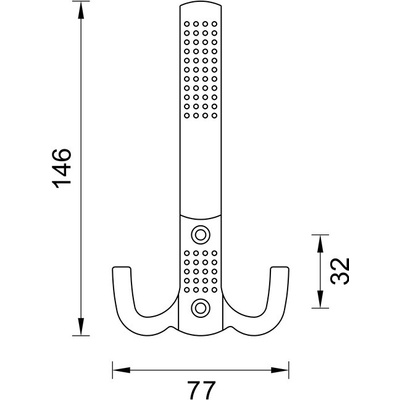 Domoletti Z-355 matný chrom