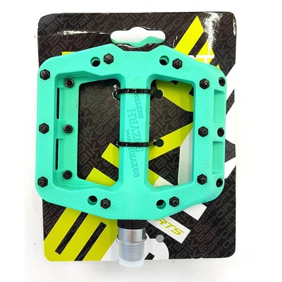 BikeSport Bikesport, ПЕДАЛИ, one piece nylon; РАЗМЕР: 101*113mm; ЦВЯТ: Неонов зелен (am5956)