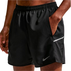 Nike Мъжки шорти за бягане Nike Dri-Fit Miler 5'' 2In1 Short Running shorts - Black / Black / Reflective Silver - размер XXL (012-4770-0115)
