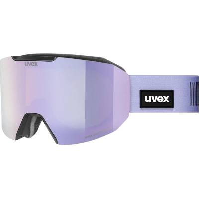uvex Ски маска Uvex Evidnt Attract S S2, S1 (VLT 27%, 59%) Ski goggles - Black Matt / Mirror Lavender - размер One Size (417-3727-0111)